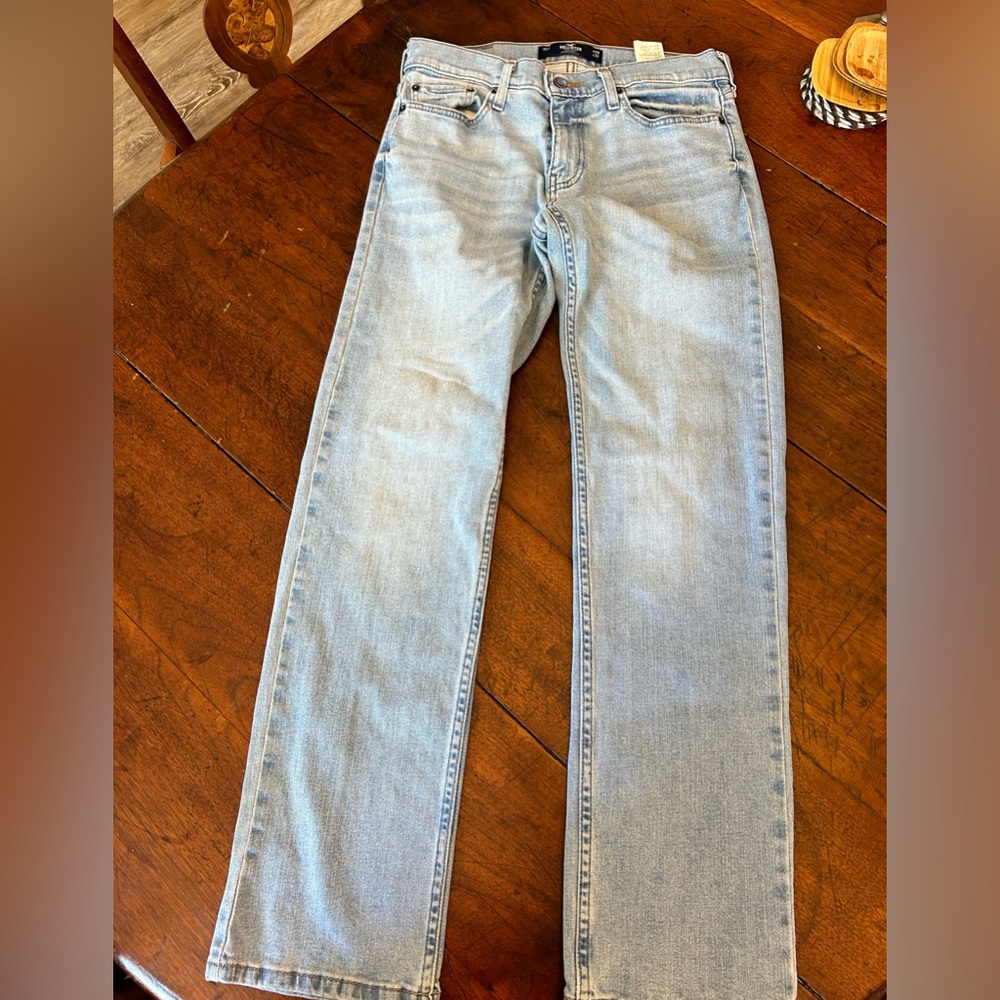 Hollister Straight Leg Blue Jeans
